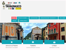 Tablet Screenshot of comune.tavagnasco.to.it